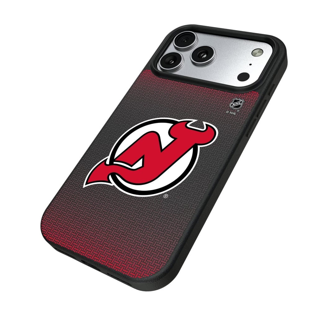 New Jersey Devils Linen Logo iPhone Magnetic Bump Case