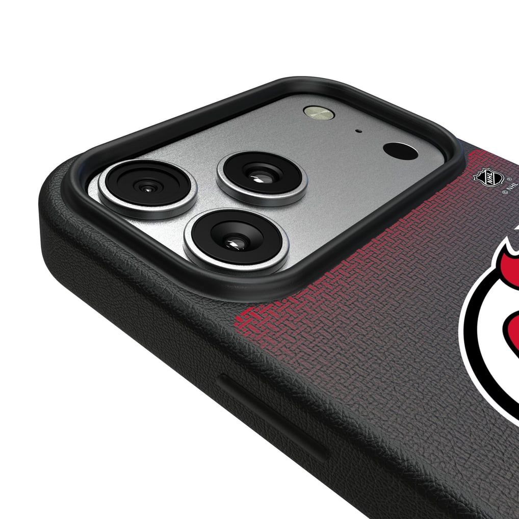 New Jersey Devils Linen Logo iPhone Magnetic Bump Case