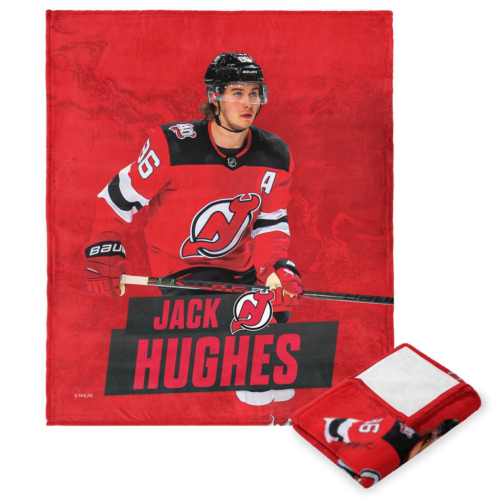 Jack Hughes New Jersey Devils The Northwest Group 50" x 60" Player Silk Touch Throw Blanket