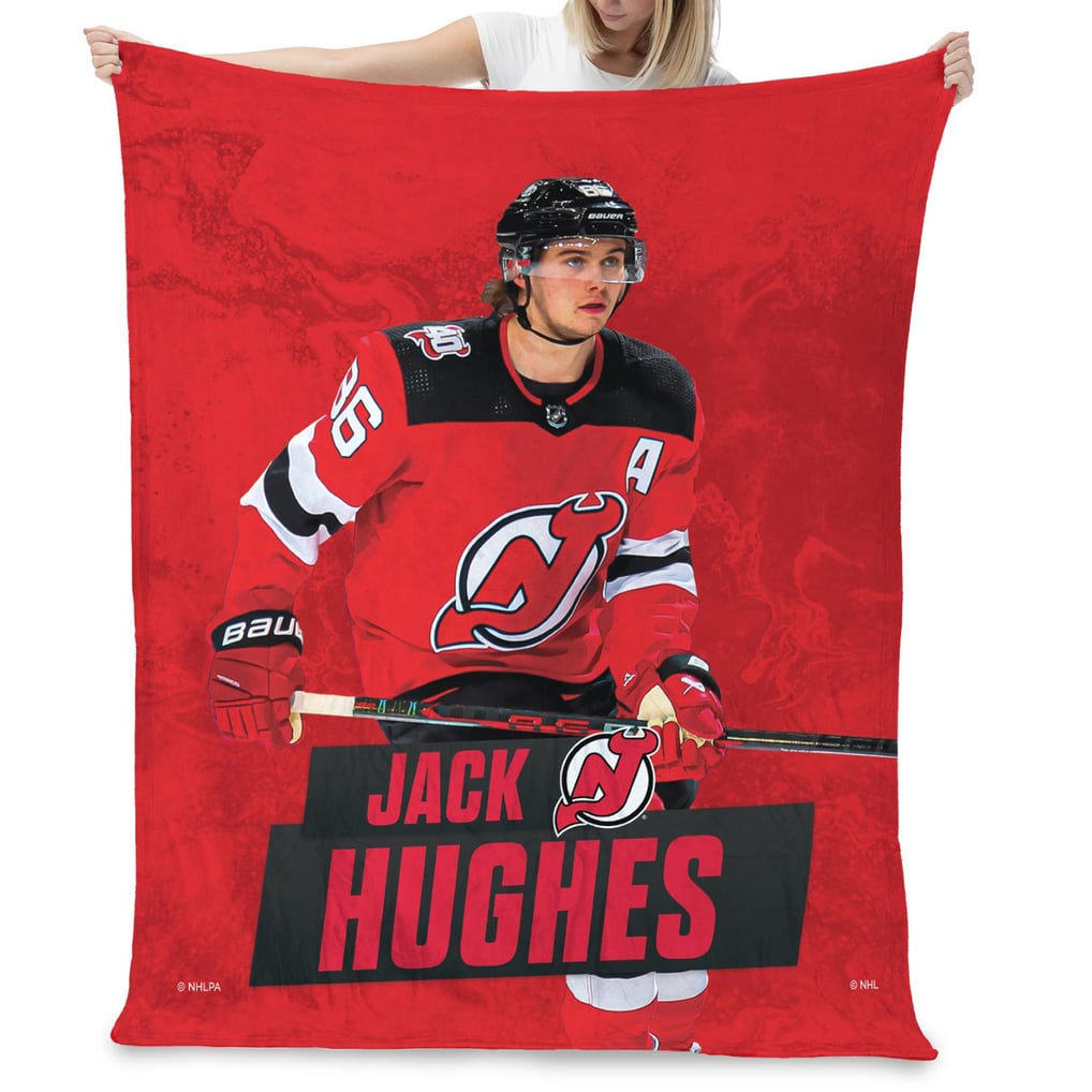 Jack Hughes New Jersey Devils The Northwest Group 50" x 60" Player Silk Touch Throw Blanket