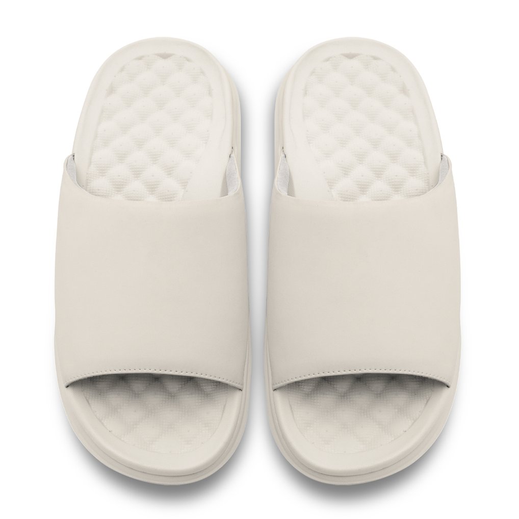 New Jersey Devils ISlide Unisex Minimalistic Motive Slide Sandals - Cream