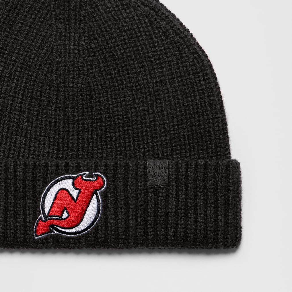  New Jersey Devils lululemon Unisex Close-Fit Wool-Blend Ribbed Beanie - Black