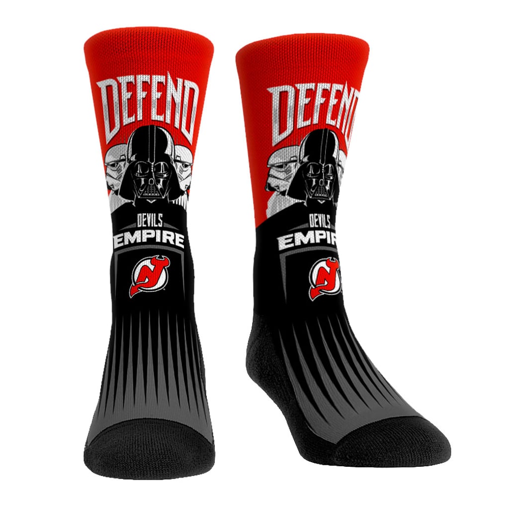 Darth Vader & Stormtrooper New Jersey Devils Rock Em Socks Star Wars Three-Pack Crew Socks Set