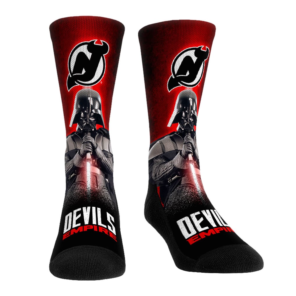 Darth Vader & Stormtrooper New Jersey Devils Rock Em Socks Star Wars Three-Pack Crew Socks Set