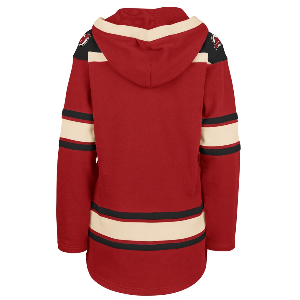  New Jersey Devils '47 Women's Superior Lacer Pullover Hoodie - Red