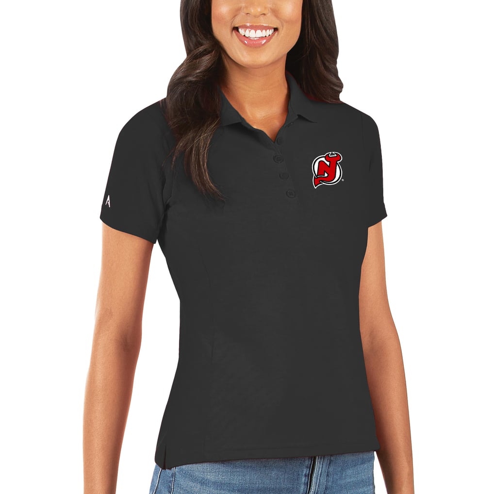 New Jersey Devils Antigua Women's Legacy Pique Polo - Black