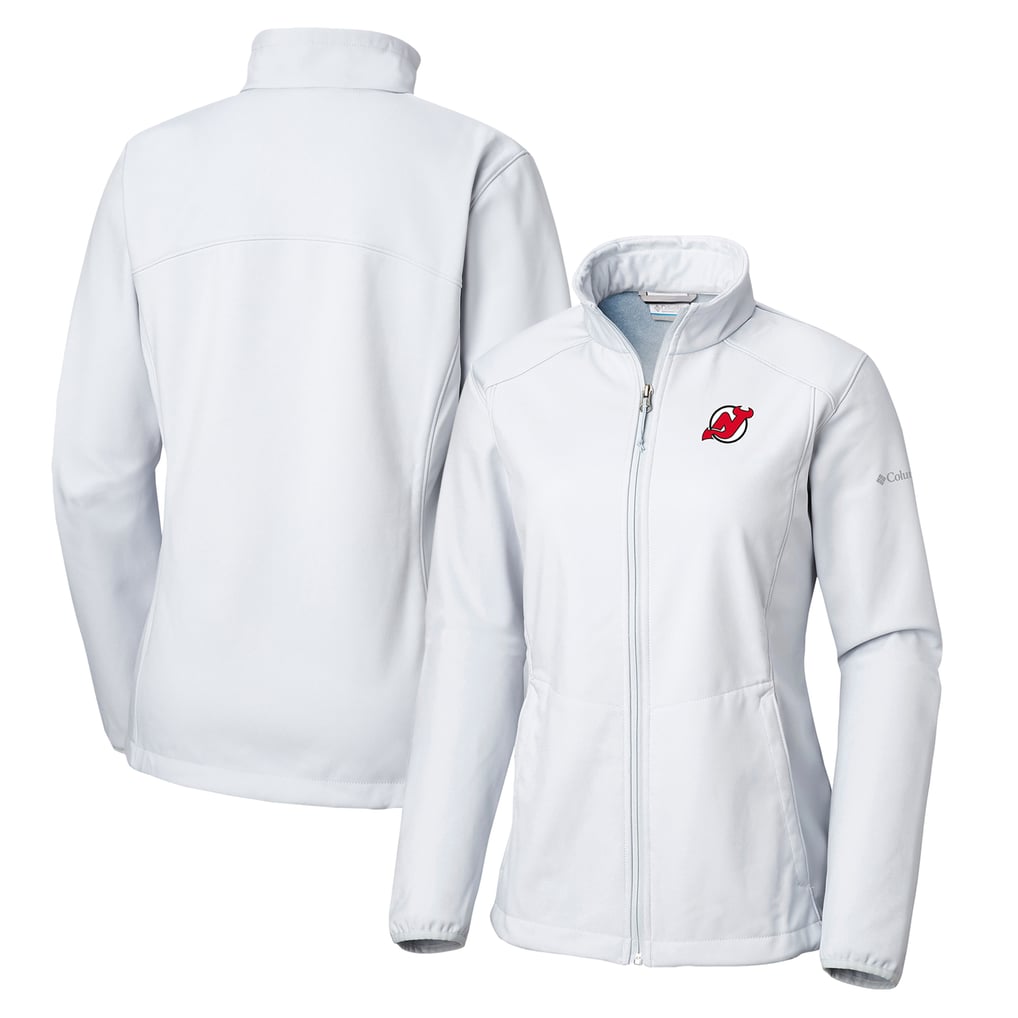 New Jersey Devils Columbia Women's Kruser Ridge II Softshell Full-Zip Jacket - White