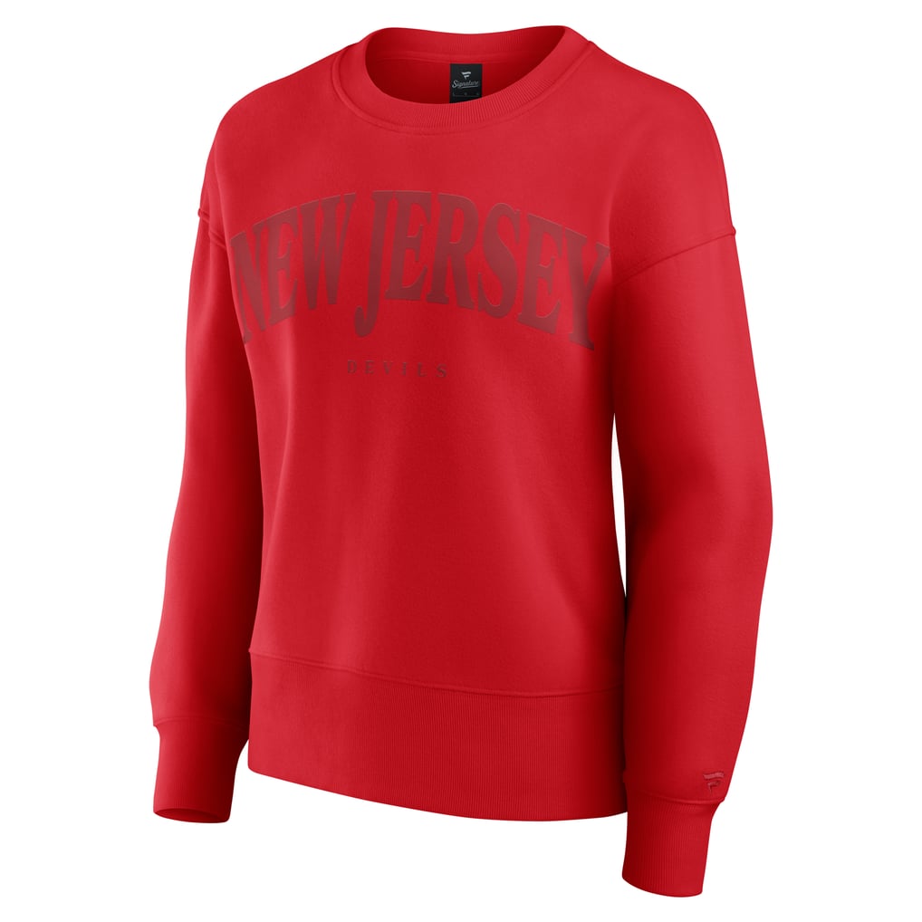  New Jersey Devils Fanatics Women's Elements Flow Pullover Sweatshirt - Red