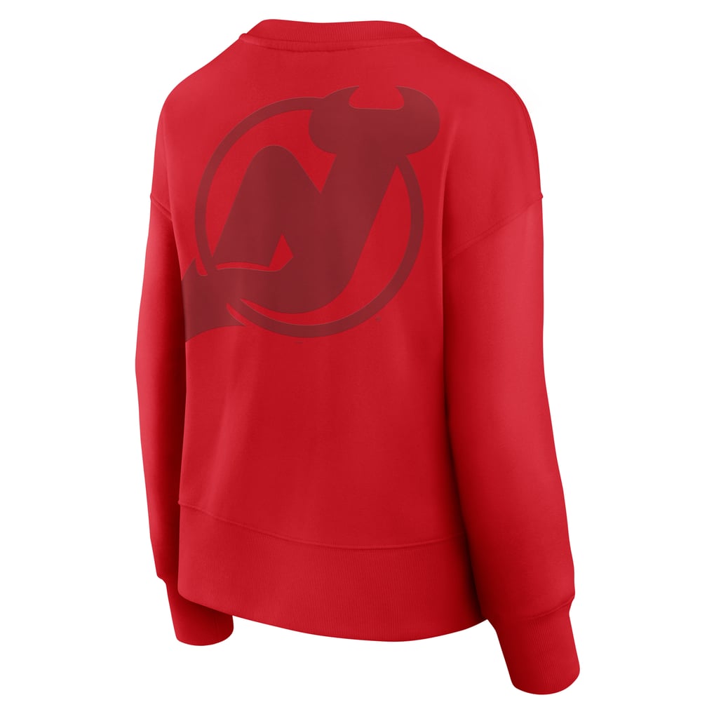  New Jersey Devils Fanatics Women's Elements Flow Pullover Sweatshirt - Red