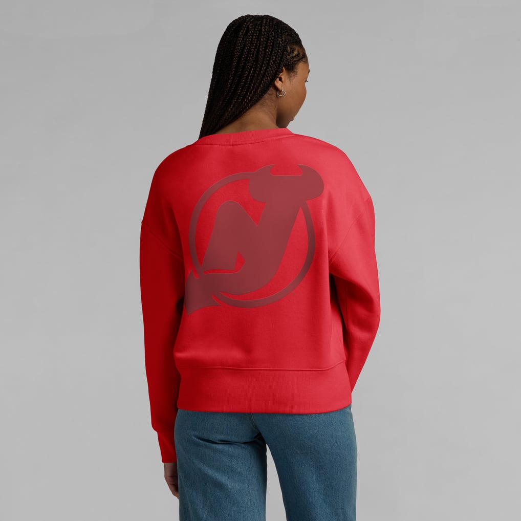  New Jersey Devils Fanatics Women's Elements Flow Pullover Sweatshirt - Red