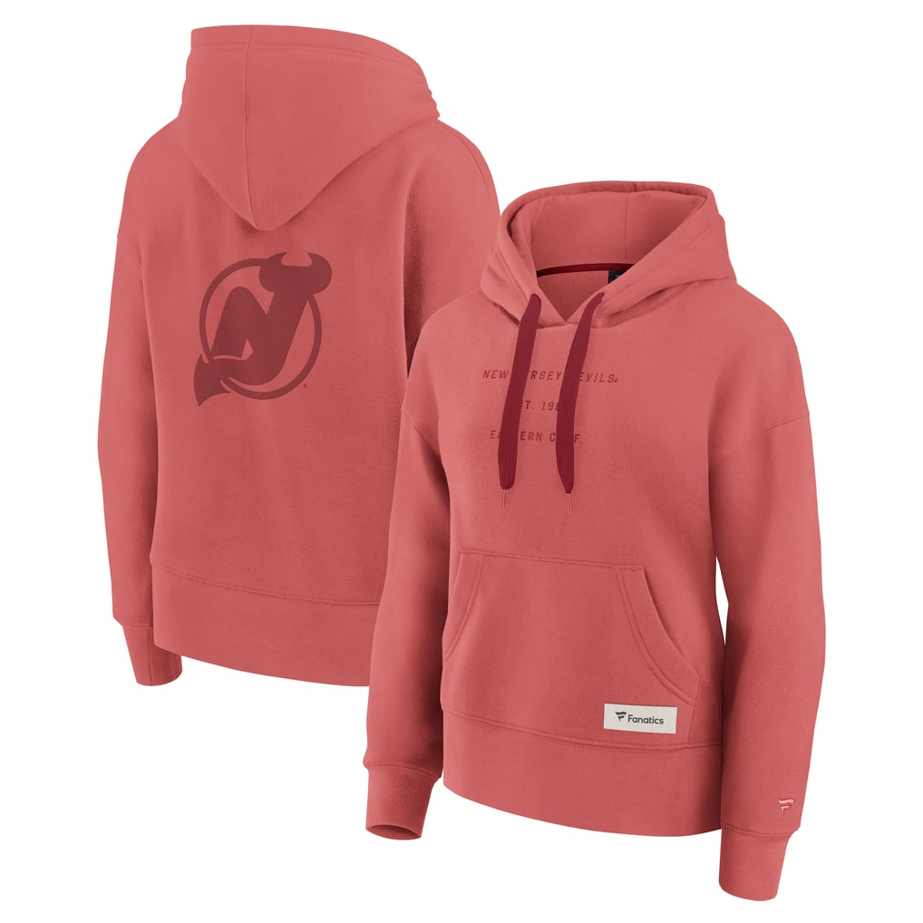 New Jersey Devils Fanatics Women's Elements Future Ground Subtle Tonal Pullover Hoodie - Red