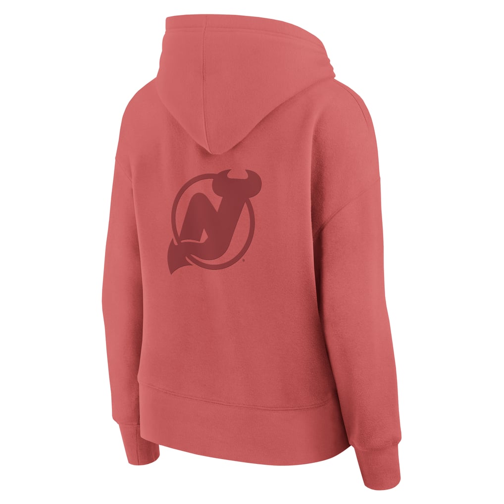 New Jersey Devils Fanatics Women's Elements Future Ground Subtle Tonal Pullover Hoodie - Red