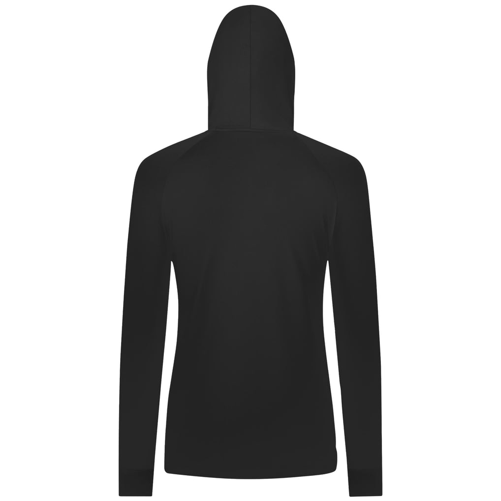  New Jersey Devils Levelwear Women's Slender Monument Raglan Pullover Hoodie - Black