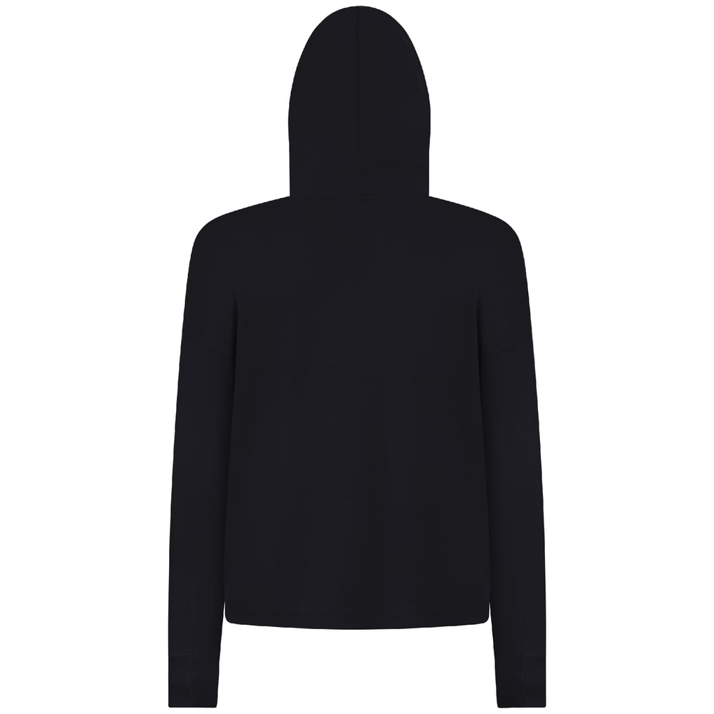 New Jersey Devils Levelwear Women's Sweet Monument Tri-Blend Cropped Pullover Hoodie - Black