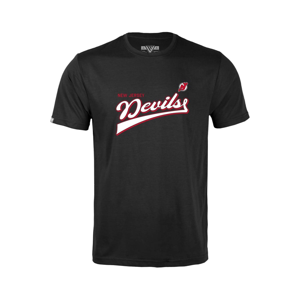 New Jersey Devils Levelwear Youth Little Richmond Retro Script T-Shirt - Black
