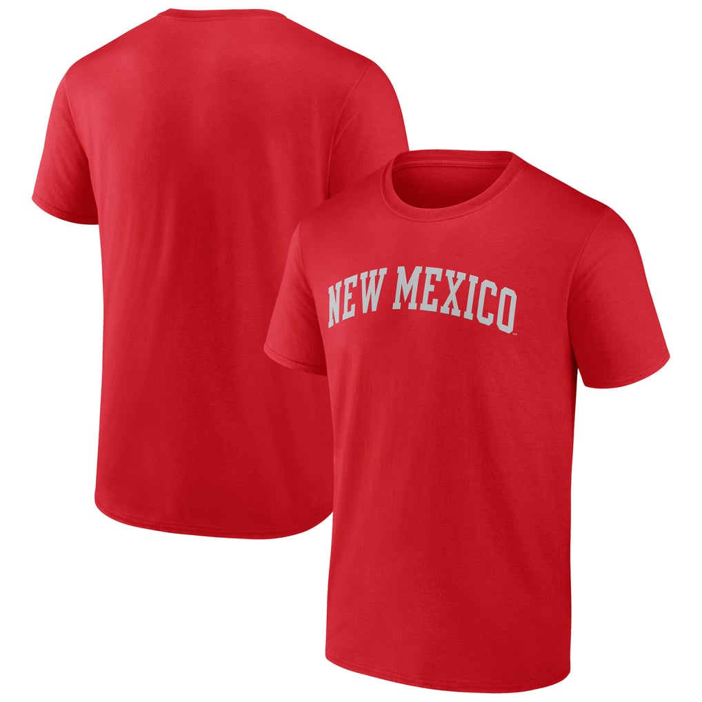 New Mexico Lobos Basic Arch T-Shirt - Cherry