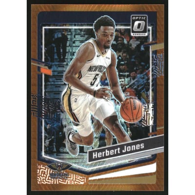 2023-24 Donruss Optic Hyper Orange #73 Herbert Jones