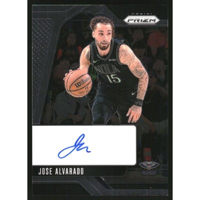 2024-25 Panini Prizm Signatures #9 Jose Alvarado