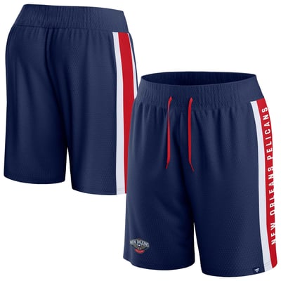 New Orleans Pelicans Fanatics Referee Iconic Mesh Shorts - Navy