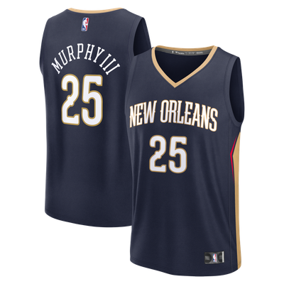 Trey Murphy III New Orleans Pelicans Fanatics Fast Break Replica Jersey - Navy - Icon Edition