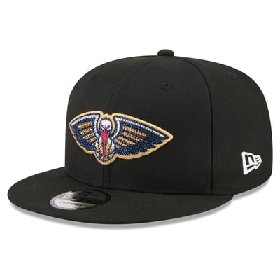 New Orleans Pelicans New Era 2026 NBA Draft Crystal 9FIFTY Snapback Hat - Black