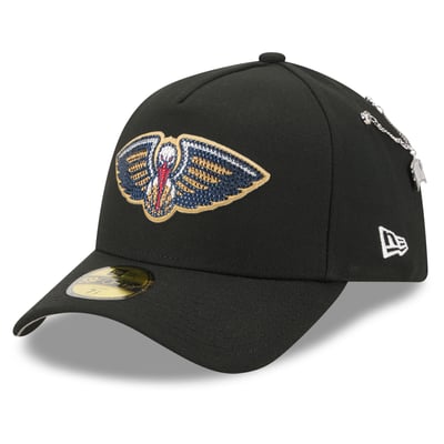 New Orleans Pelicans New Era 2026 NBA Draft On-Stage Crystal A-Frame 59FORTY Fitted Hat - Black