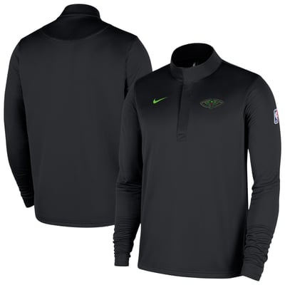  New Orleans Pelicans Nike 2025/26 City Edition Remix Authentic Coaches Dri-FIT Half-Zip Top - Black