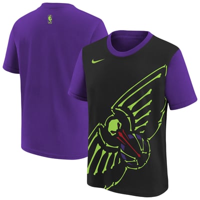  New Orleans Pelicans Nike Youth 2025/26 City Edition Courtside Max90 T-Shirt - Purple