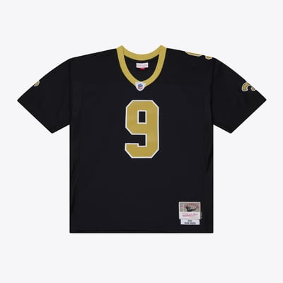Drew Brees New Orleans Saints Mitchell & Ness Big & Tall 2009 Legacy Retired Player Jersey - Black