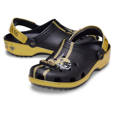  New Orleans Saints Crocs Unisex  Classic Clog