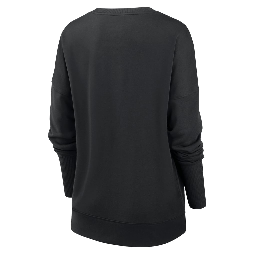 New Orleans Saints Nike Women's Rewind Playback Icon Performance Pullover Sweatshirt - Black