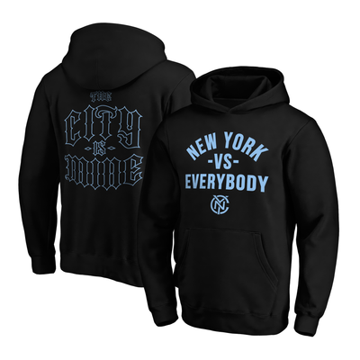 New York City FC Paper Planes Unisex The City Is Mine Hoodie - Black