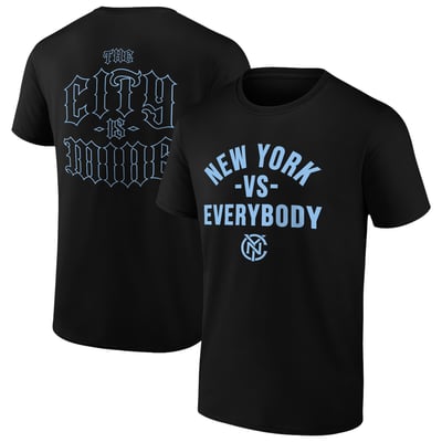 New York City FC Paper Planes Unisex The City Is Mine T-Shirt - Black