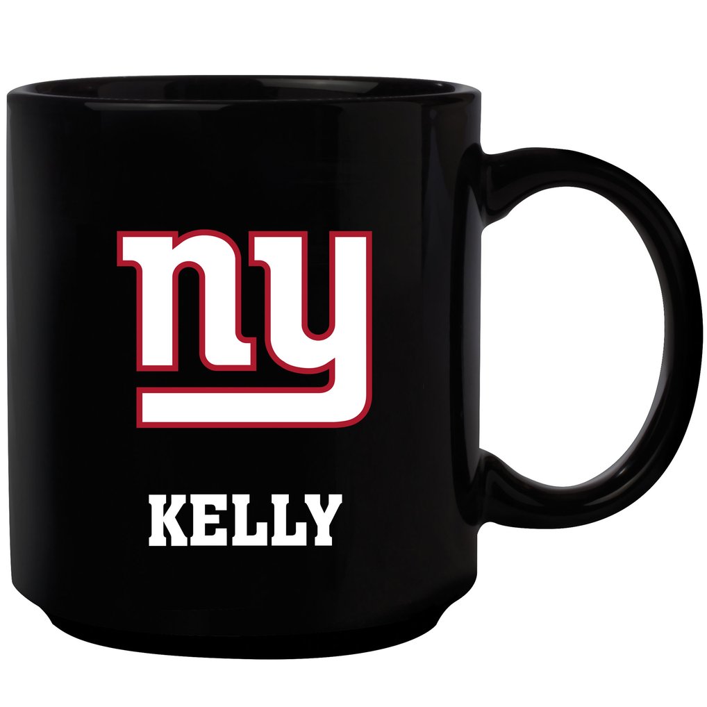 New York Giants 11oz. Personalized Mug - Black