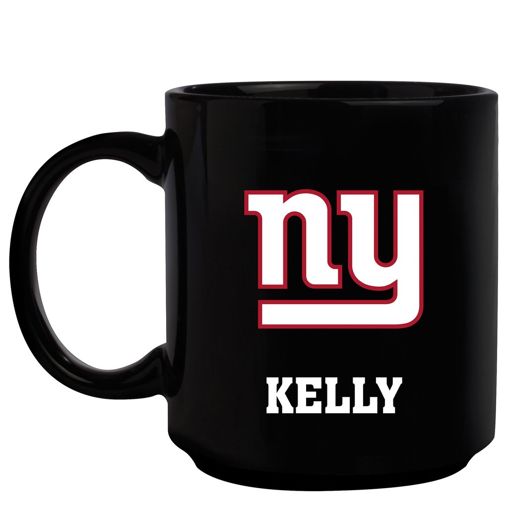 New York Giants 11oz. Personalized Mug - Black