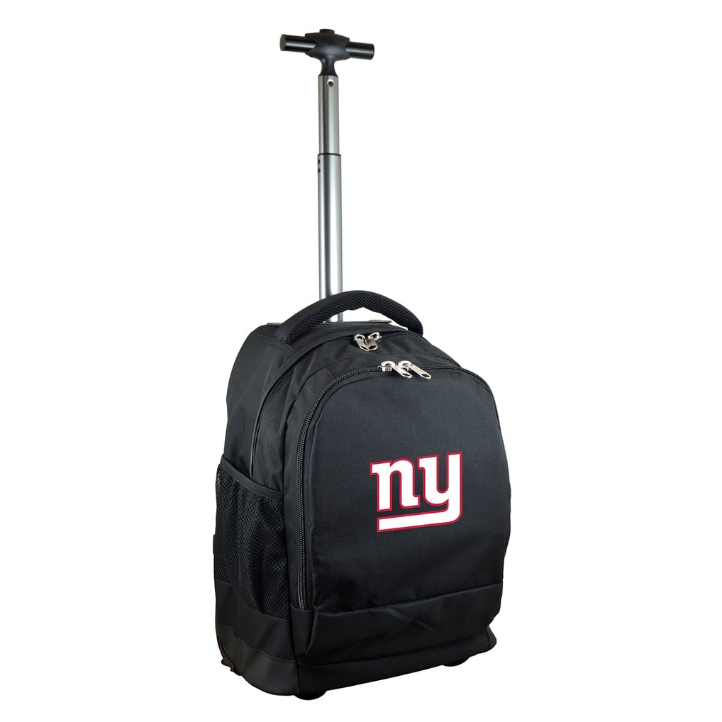 New York Giants 19'' Premium Wheeled Backpack - Black