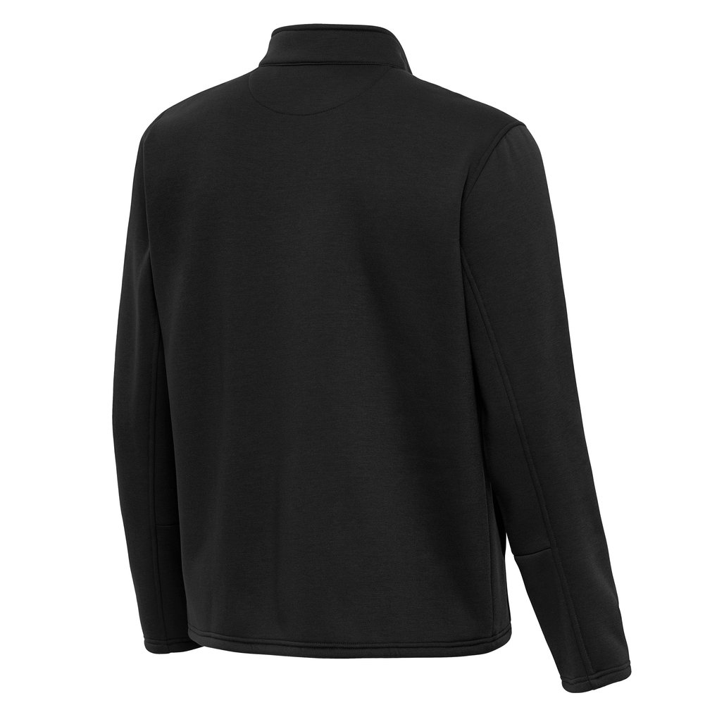 New York Giants Antigua Twist Quarter-Zip Pullover Jacket - Black