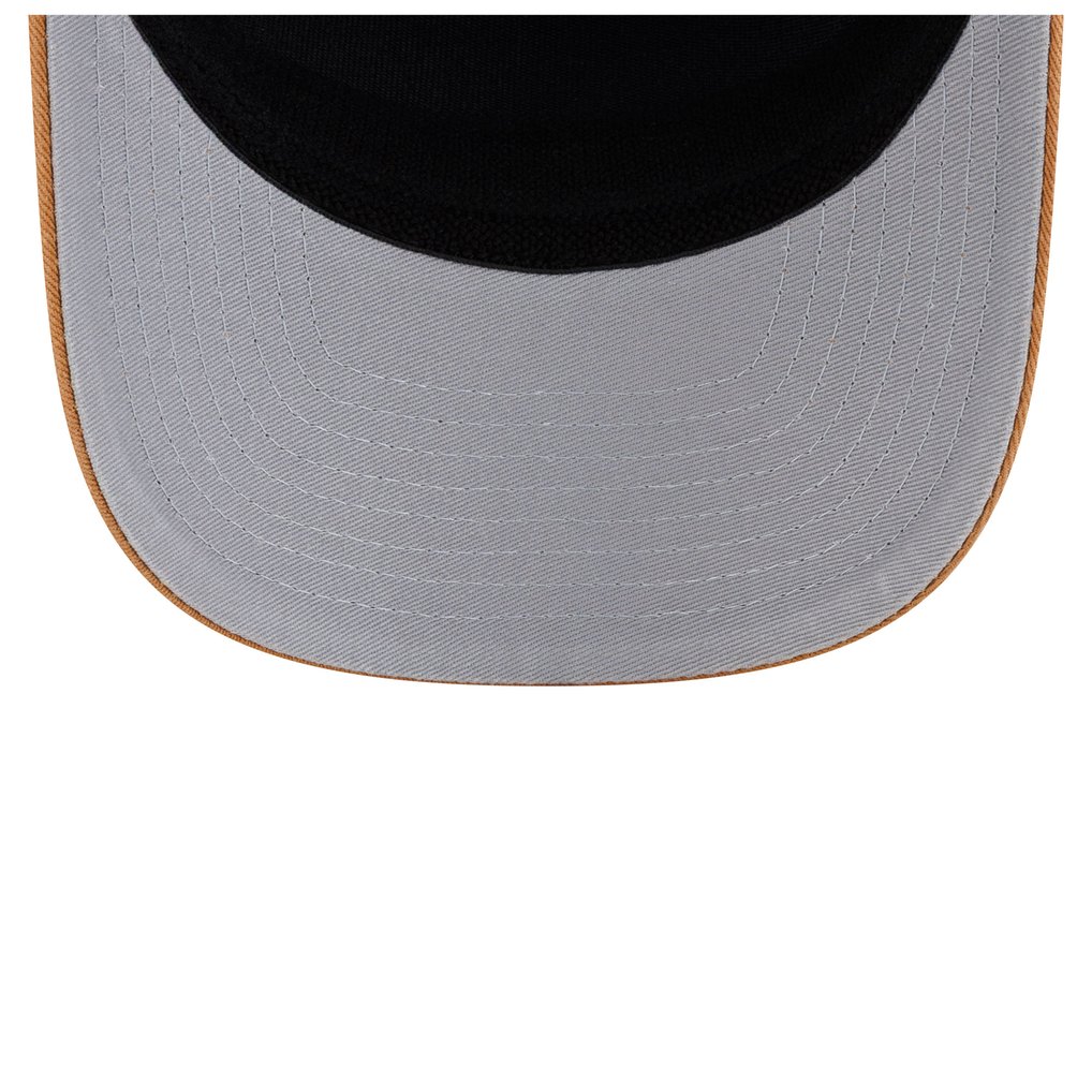  New York Giants New Era Team Patch Split Panel 9SEVENTY Adjustable Trucker Hat - Brown/Royal