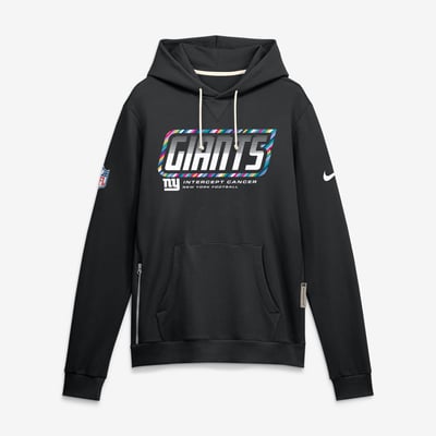 New York Giants Nike 2026 NFL Crucial Catch Sideline Standard Issue Dri-FIT Pullover Hoodie - Black