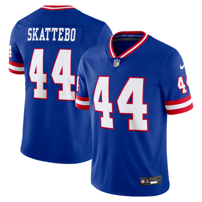Cam Skattebo New York Giants Nike Legacy Vapor Untouchable Stitched Limited Jersey - Royal