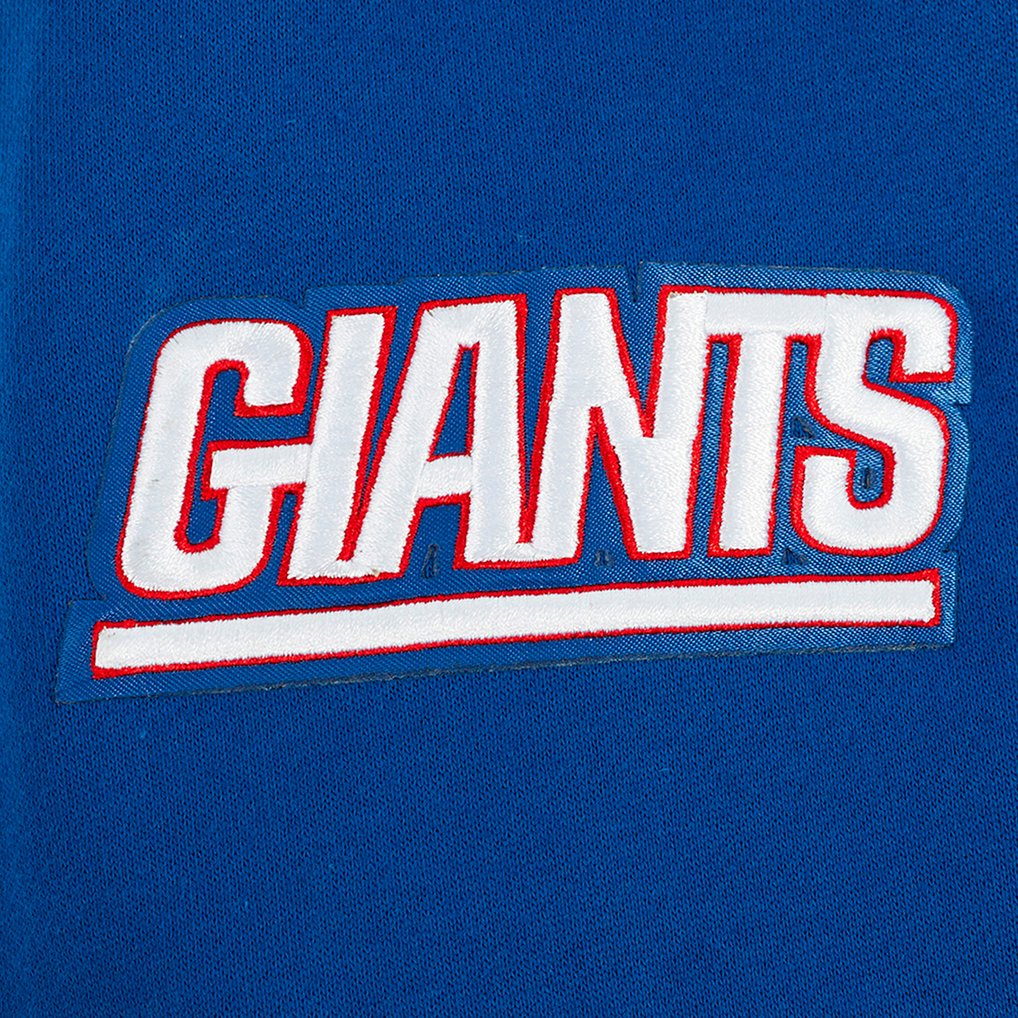 New York Giants Pro Standard Turn It Up Drop Shoulder Pullover Sweatshirt - Royal