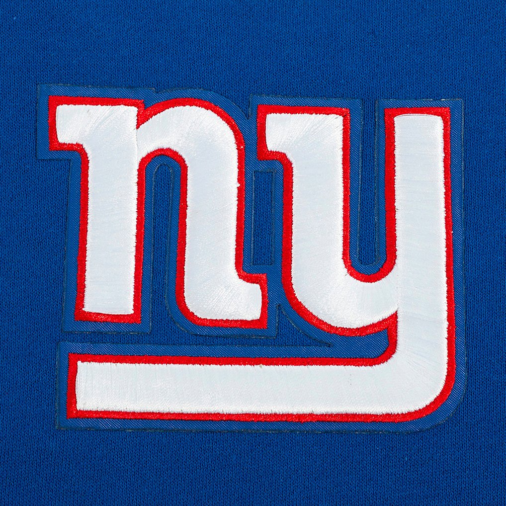 New York Giants Pro Standard Turn It Up Drop Shoulder Pullover Sweatshirt - Royal