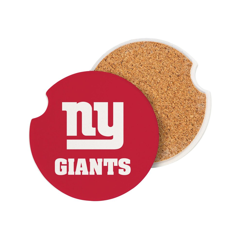 New York Giants Ceramic Car Coaster Four-Piece Set
