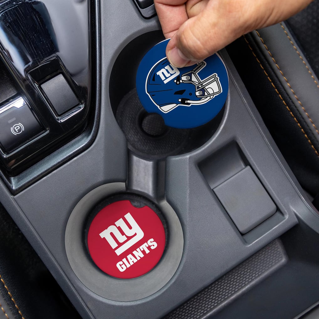 New York Giants Ceramic Car Coaster Four-Piece Set