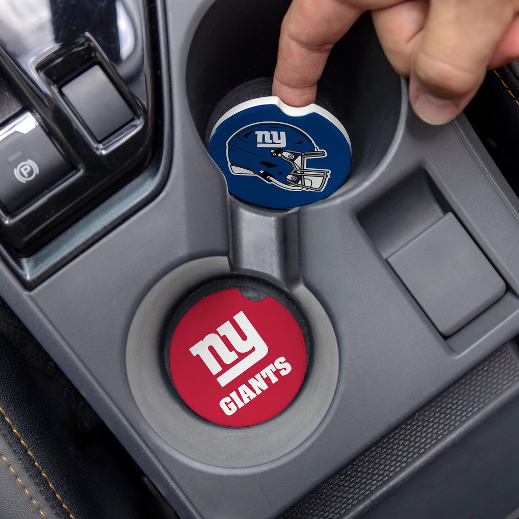 New York Giants Ceramic Car Coaster Four-Piece Set