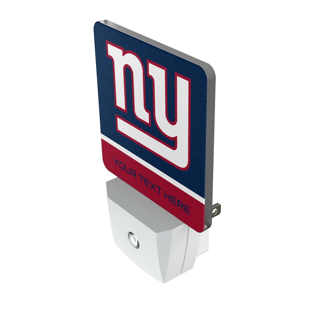 New York Giants Personalized 2-Piece Nightlight Set