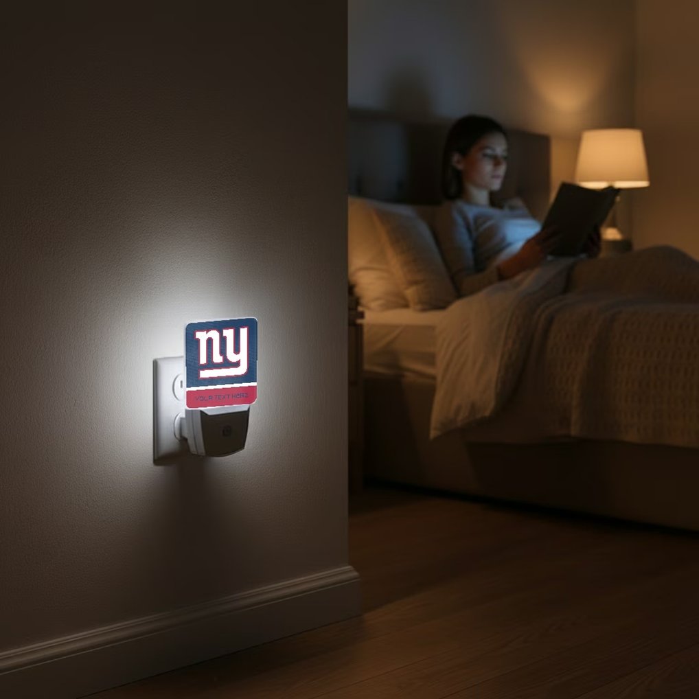 New York Giants Personalized 2-Piece Nightlight Set