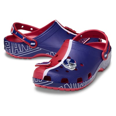  New York Giants Crocs Unisex  Classic Clog