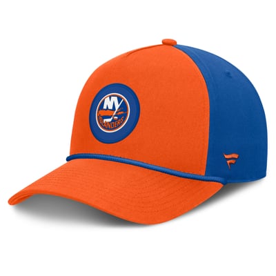 New York Islanders Fanatics Authentic Pro Rink A-Frame Adjustable Hat - Orange