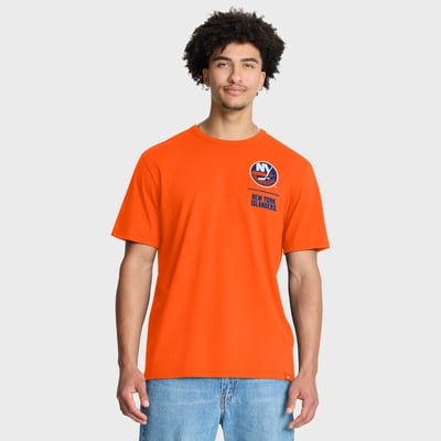 New York Islanders Fanatics Crash The Net Legacy T-Shirt - Orange